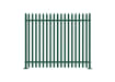 PaliGuard 3.0m High Powder Coated Palisade Fence Kit - Single Pointed D Pales - Bolt Down Posts - Green