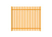 PaliGuard 3.0m High Powder Coated Palisade Fence Kit - Triple Pointed D Pales - Dig In Posts - Yellow