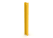 Yellow 1.8m high end post for PaliGuard fencing with fixings