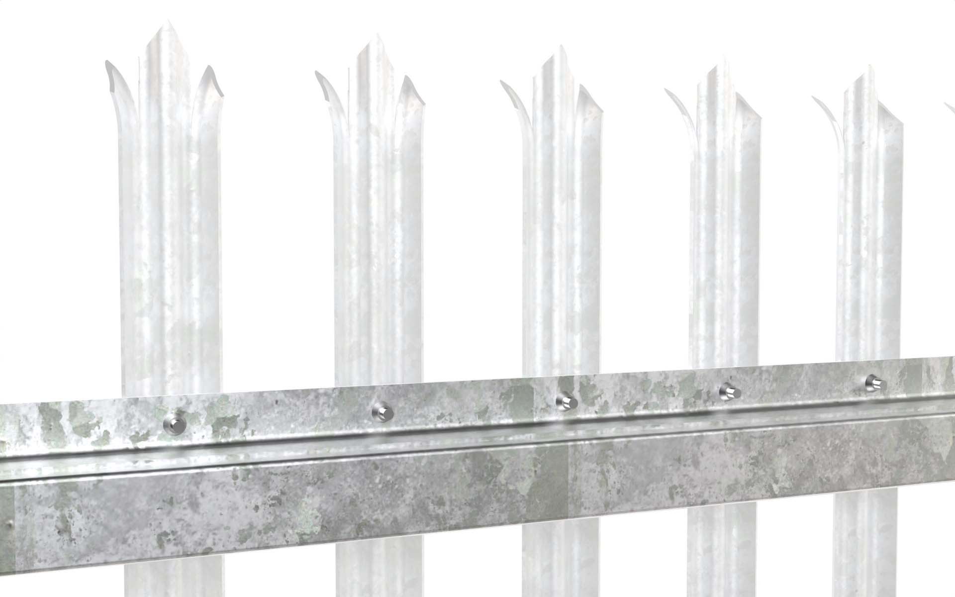 Palisade Railing PaliGuard® Palisade Rail 50mm x 50mm | First Fence Ltd