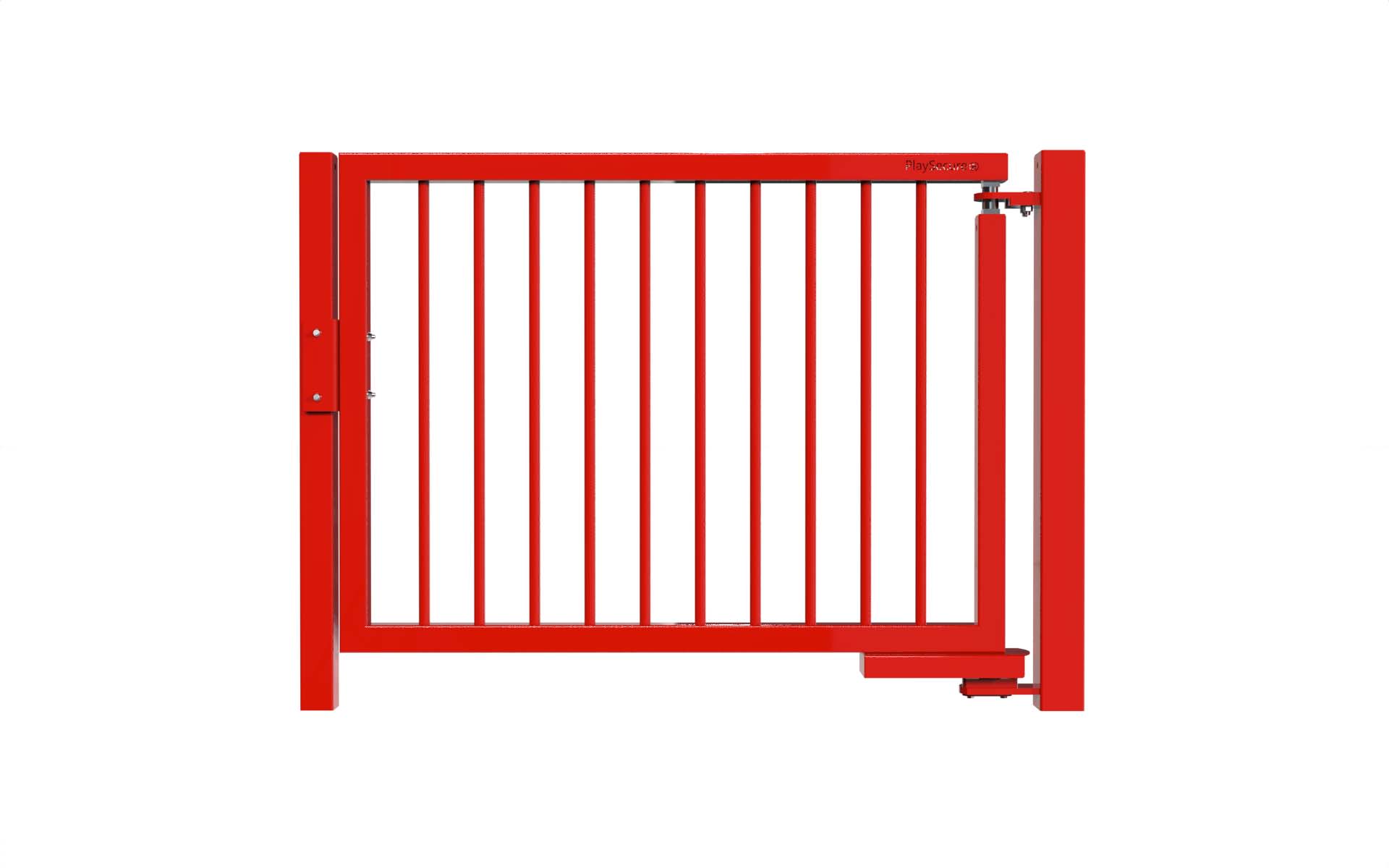 Openable Railing Gate PlaySecure® 1.0m x 1.2m Wide Single Railing Gate Kit | First Fence Ltd
