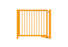 PlaySecure® 1.2m x 1.2m Wide Single Railing Self Closing Gate Kit with Hydraulic Closer