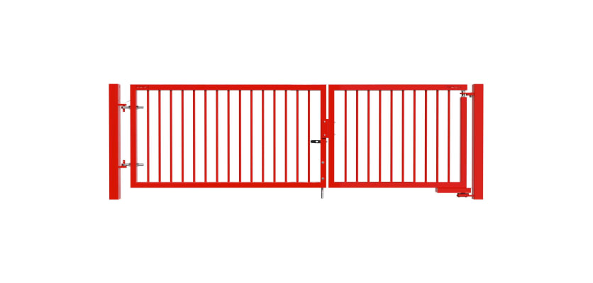 Red PlaySecure wide gate