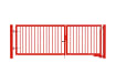 Red PlaySecure wide gate