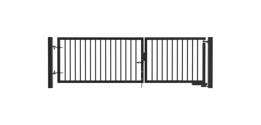 Black PlaySecure wide gate