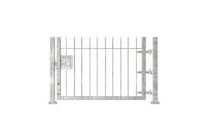 0.9m High Single Leaf FlexiRail® Vertical Bar Railing Gate Kit