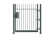 Green 0.9m High Single Leaf FlexiRail® Vertical Bar Railing Gate Kit