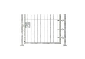 1.0m High Single Leaf FlexiRail® Vertical Bar Railing Gate Kit