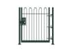 Green 0.9m High Single Leaf FlexiRail® Bow Top Railing Gate Kit