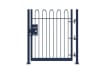 Blue 0.9m High Single Leaf FlexiRail® Bow Top Railing Gate Kit 