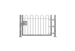 0.9m High Single Leaf FlexiRail® Bow Top Railing Gate Kit