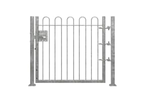 1.2m High Single Leaf FlexiRail® Bow Top Railing Gate Kit