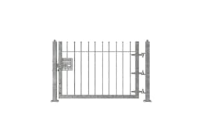 0.9m High Single Leaf FlexiRail® Ball Top Railing Gate Kit
