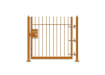 Yellow 0.9m High Single Leaf FlexiRail® Ball Top Railing Gate Kit