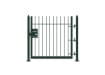 Green 0.9m High Single Leaf FlexiRail® Ball Top Railing Gate Kit