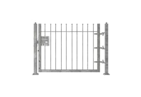 1.0m High Single Leaf FlexiRail® Ball Top Railing Gate Kit