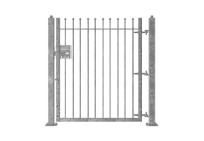 1.5m High Single Leaf FlexiRail® Ball Top Railing Gate Kit