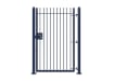 Blue 1.8m High Single Leaf FlexiRail® Ball Top Railing Gate Kit