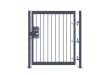 Blue 0.9m High Single Leaf FlexiRail® Flat Top Railing Gate Kit