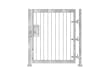 Galvanised 0.9m High Single Leaf FlexiRail® Flat Top Railing Gate Kit