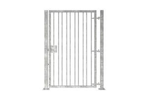 2.0m High Single Leaf FlexiRail® Flat Top Railing Gate Kit