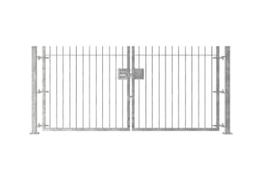 1.5m High Double Leaf FlexiRail® Vertical Bar Railing Gate Kit