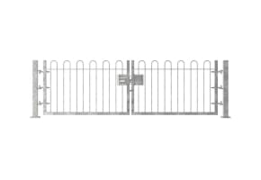 1.0m High Double Leaf FlexiRail® Bow Top Railing Gate Kit