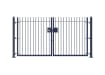 Blue 1.5m High Double Leaf FlexiRail® Ball Top Railing Gate Kit