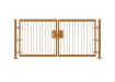 Yellow 0.9m High Double Leaf FlexiRail® Flat Top Railing Gate Kit