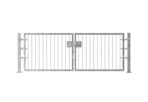 1.2m High Double Leaf FlexiRail® Flat Top Railing Gate Kit