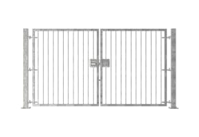 1.8m High Double Leaf FlexiRail® Flat Top Railing Gate Kit