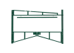 Green Double Swing Barrier with High-Level Swing Arm Kit