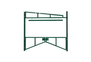 Double Swing Barrier with High-Level Swing Arm Kit - 2.2m High x 3.0m Wide