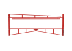 Red Double Swing Barrier with High-Level Swing Arm Kit