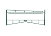 Green Double Swing Barrier with High-Level Swing Arm Kit