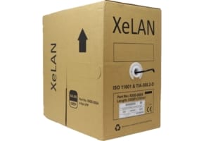 XeLAN CAT5e UTP External 4 Pair Cable - Box of 305m - Black