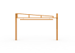 Yellow Swing Height Restrictor Barrier
