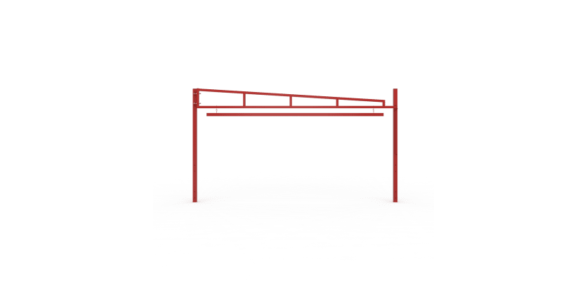 Red Swing Height Restrictor Barrier