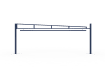 Blue Swing Height Restrictor Barrier