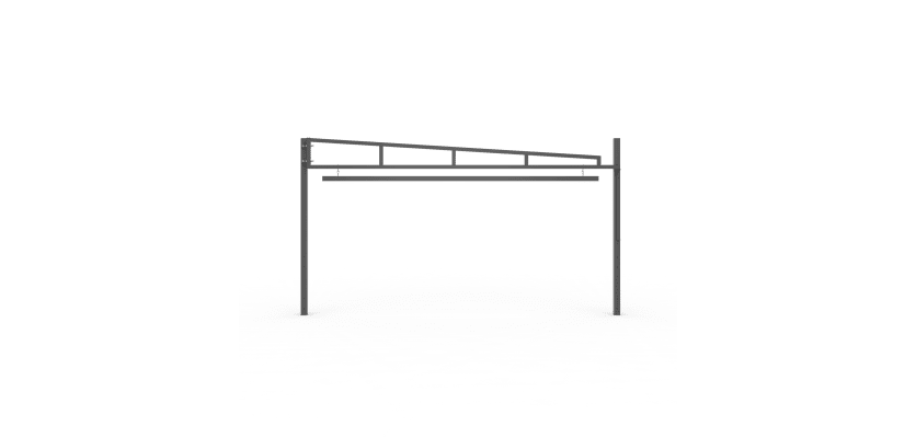 Grey Swing Height Restrictor Barrier
