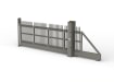Window Grey PaliFence® SR1 (A1) LPS 1175 W Palisade Automatic Cantilever Gate