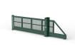 Moss Green ProFence® 2X SR2 (B3) LPS 1175 Mesh Automatic Cantilever Gate