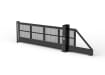 Black ProFence® 2X SR2 (B3) LPS 1175 Mesh Automatic Cantilever Gate
