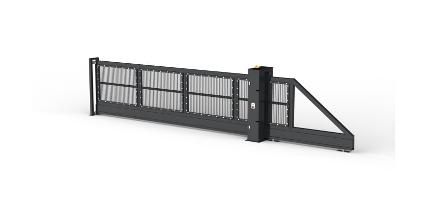 Anthracite Grey ProFence® 2X SR2 (B3) LPS 1175 Mesh Automatic Cantilever Gate