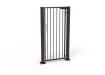 Dark Brown vertical bar pedestrian gate