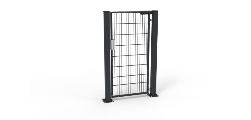 Anthracite Grey twin mesh pedestrian gate
