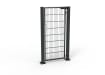 Anthracite Grey twin mesh pedestrian gate