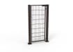 Dark Brown twin mesh pedestrian gate