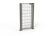 Stone Grey twin mesh pedestrian gate