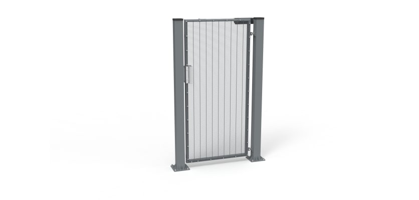 Window Grey 358 Mesh Pedestrian Gate